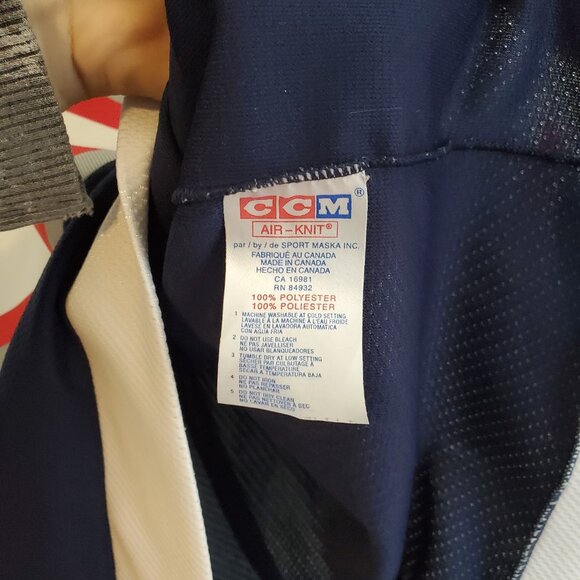 Vintage NHL North America All Star Game CCM Jersey Blue Size L - Picture 7 of 8